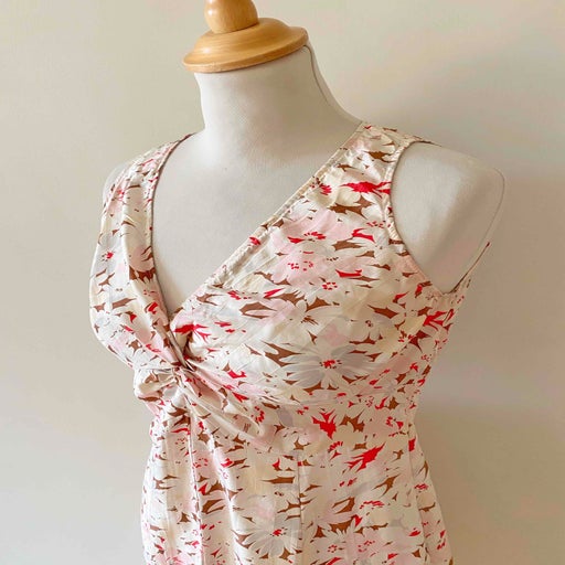 Robe midi en soie