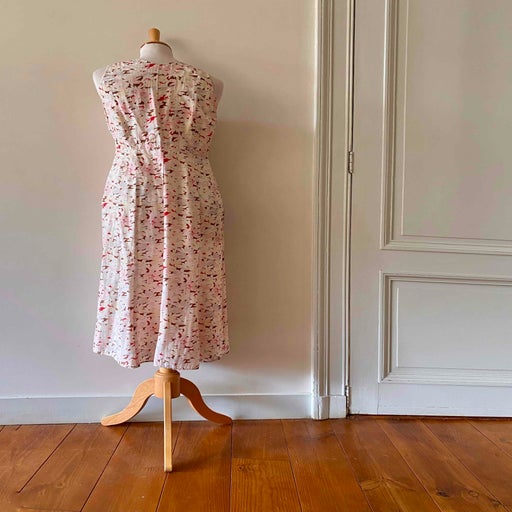 Robe midi en soie