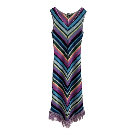 Long crochet dress