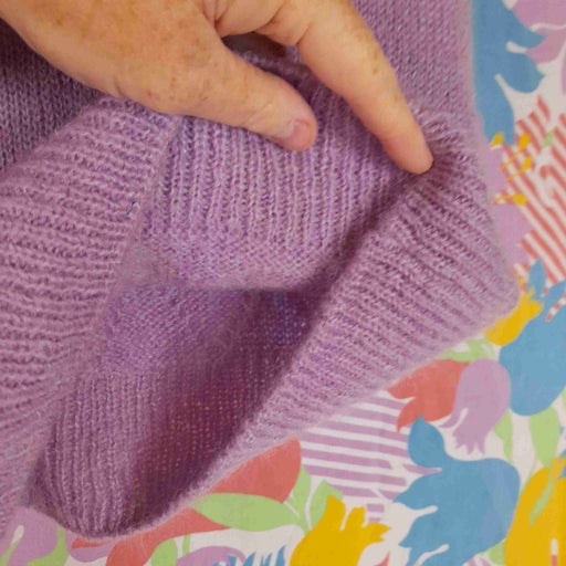 Pull sans manche en laine