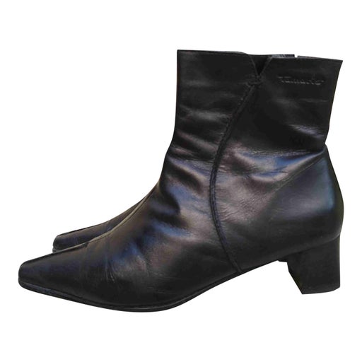 Bottines en cuir 