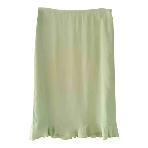 Silk blend skirt