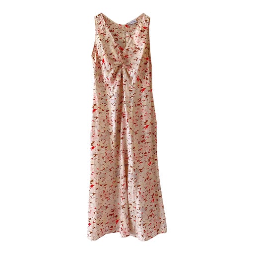 Robe midi en soie