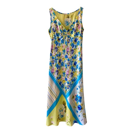 Robe patchwork en soie