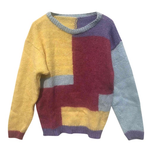 Pull laine et mohair