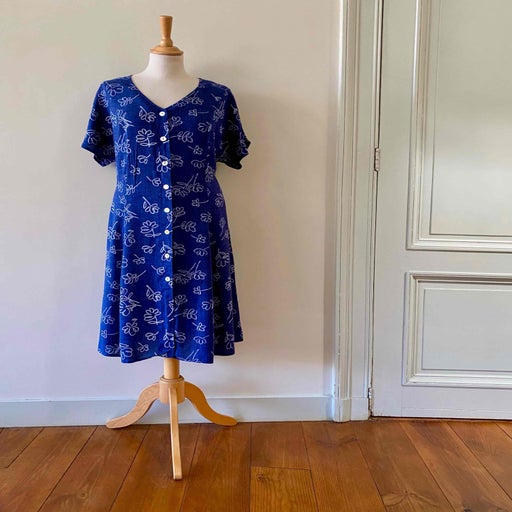 Mini robe à fleurs
