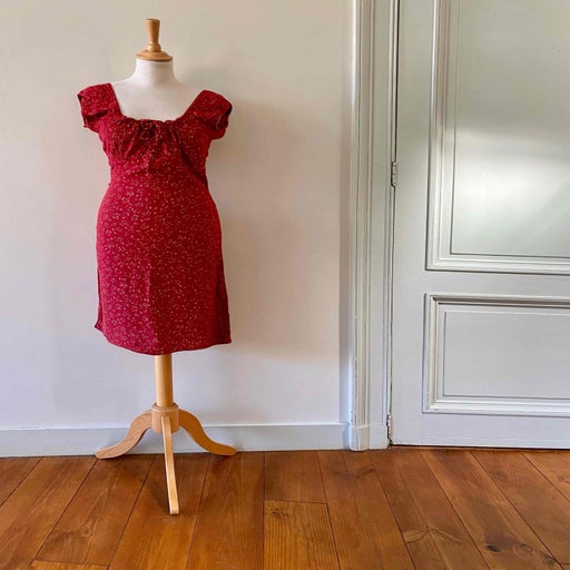 Mini robe à fleurs