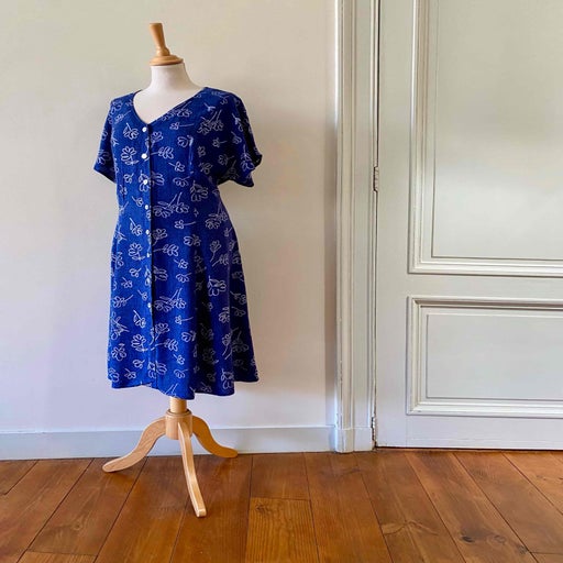 Mini robe à fleurs