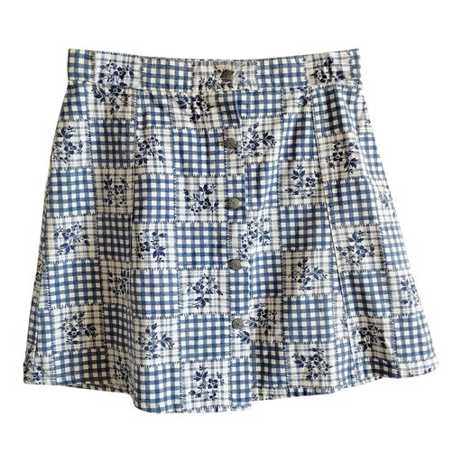 Cotton mini skirt