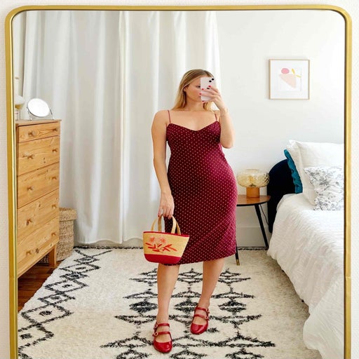 Robe à pois