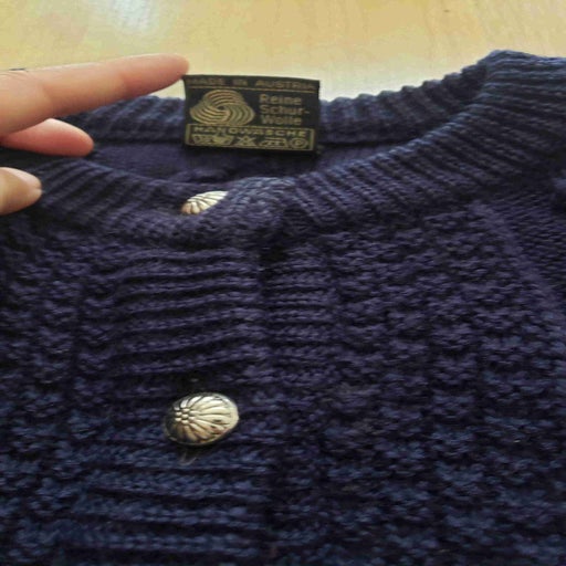 Wool cardigan