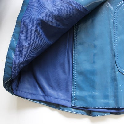 Faux leather coat