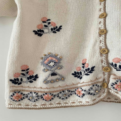 Embroidered cardigan