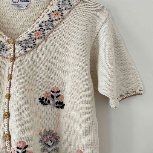 Embroidered cardigan