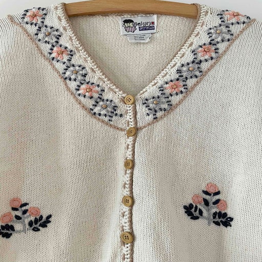 Embroidered cardigan