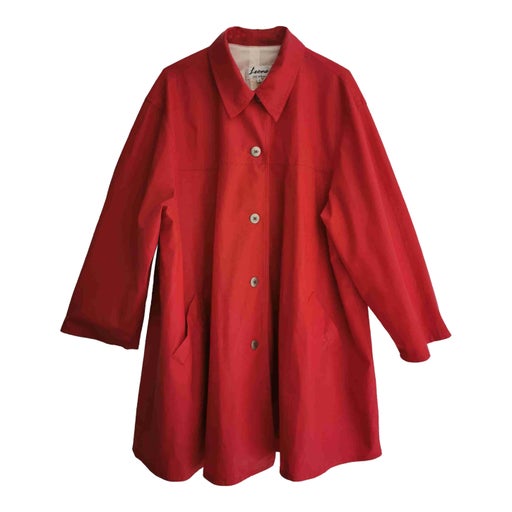 Red raincoat