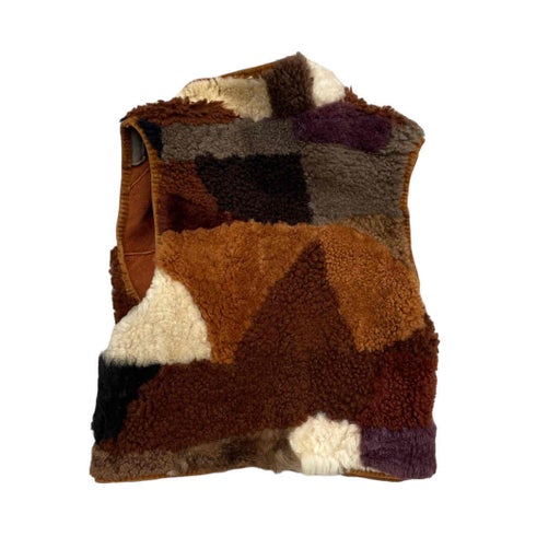 Gilet en peau lainée
