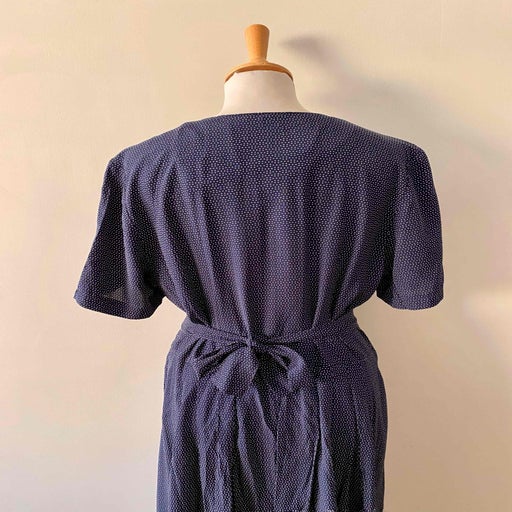 Robe longue à pois
