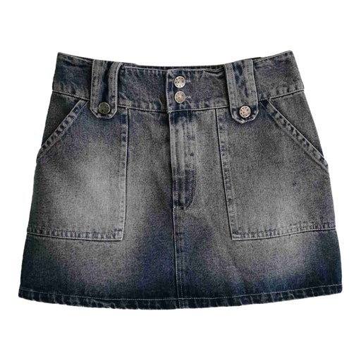 Denim mini skirt