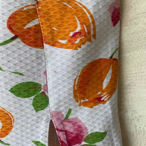 Robe courte à fleurs
