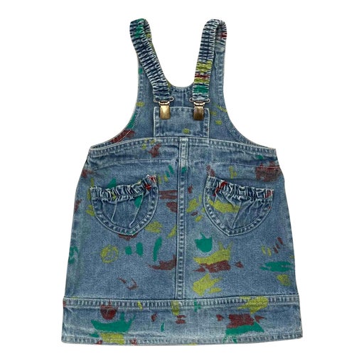 Robe salopette en jean