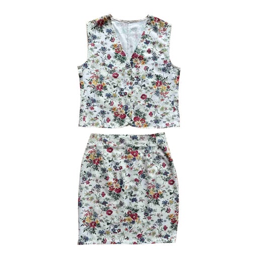 Skirt and vest set
