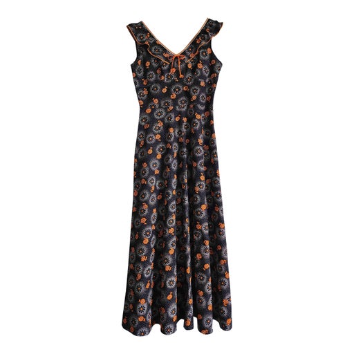 Robe longue en coton 