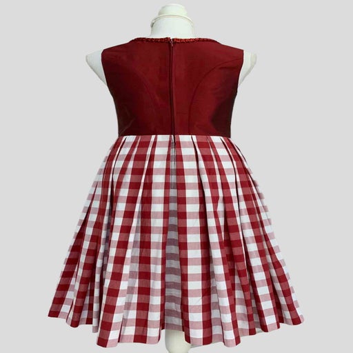 Robe en soie et coton