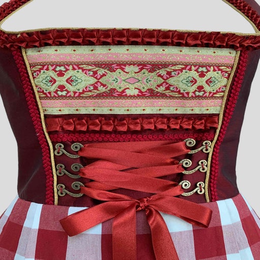 Robe en soie et coton