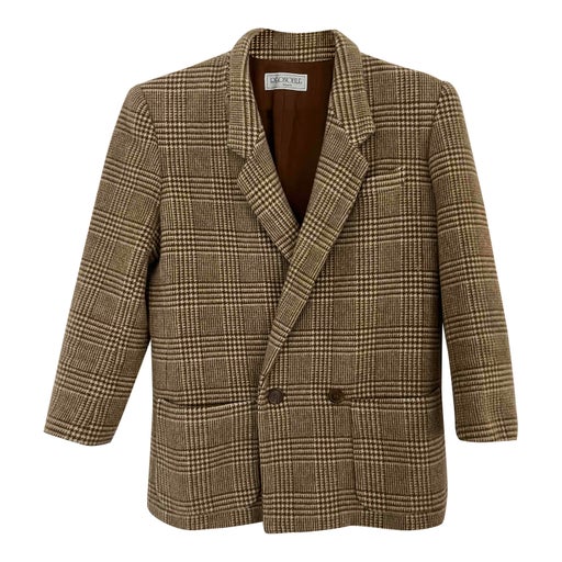 Blazer à carreaux