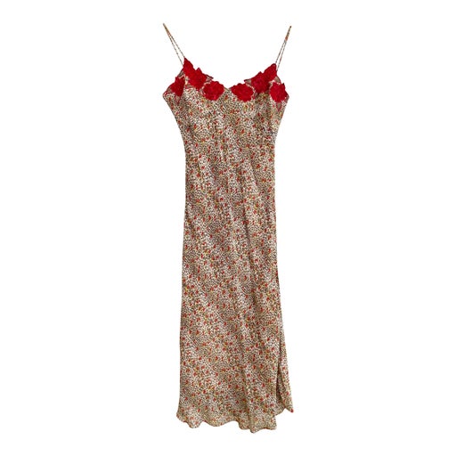 Robe léopard et fleurs