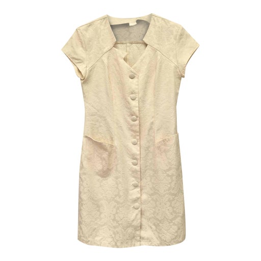 Damask viscose dress