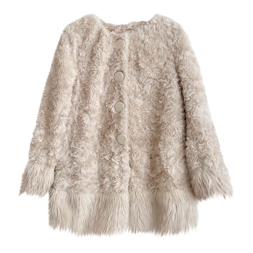 Faux fur coat