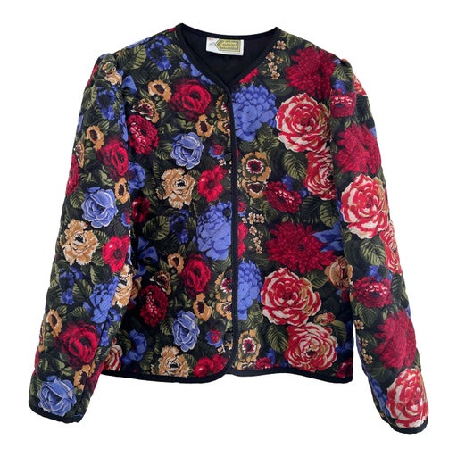 Veste à fleurs