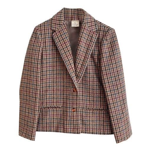Blazer à carreaux