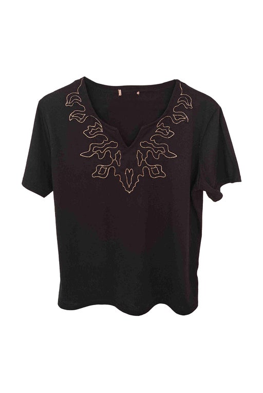 Embroidered top