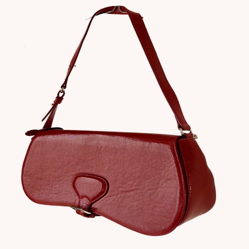 Sac baguette en cuir 
