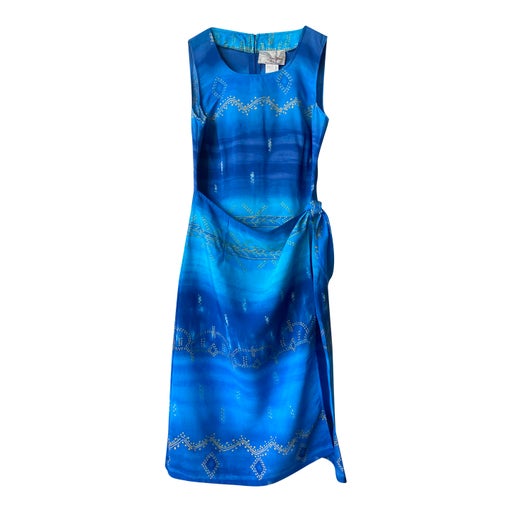 Robe midi bleue