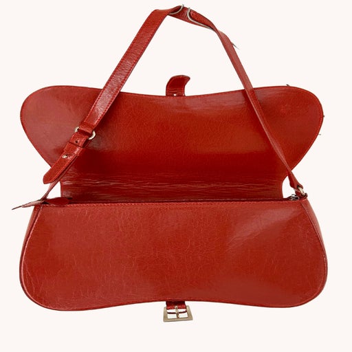 Sac baguette en cuir 
