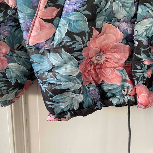 Floral down jacket