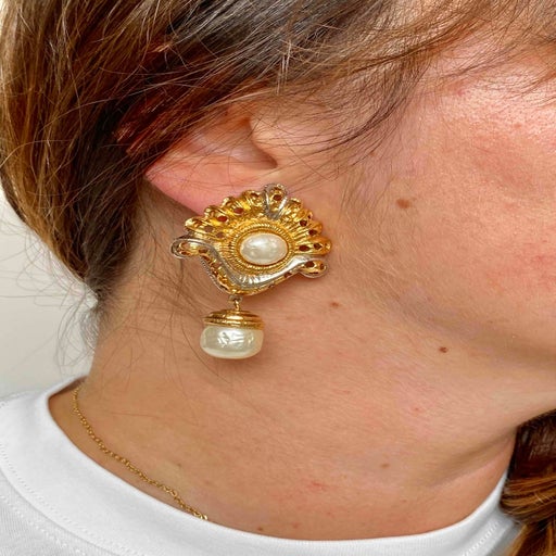 Boucles d'oreilles clips Nina Ricci