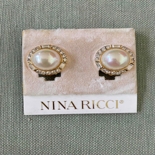 Boucles d’oreilles clips Nina Ricci