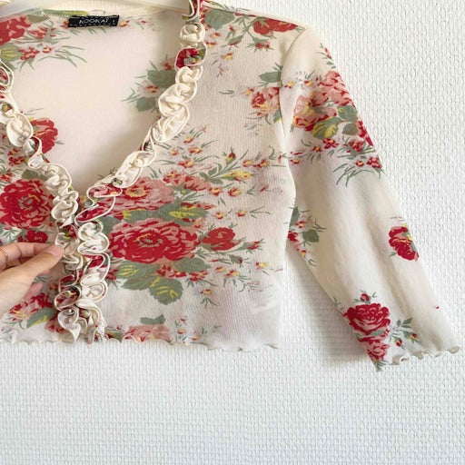 Gilet à fleurs 