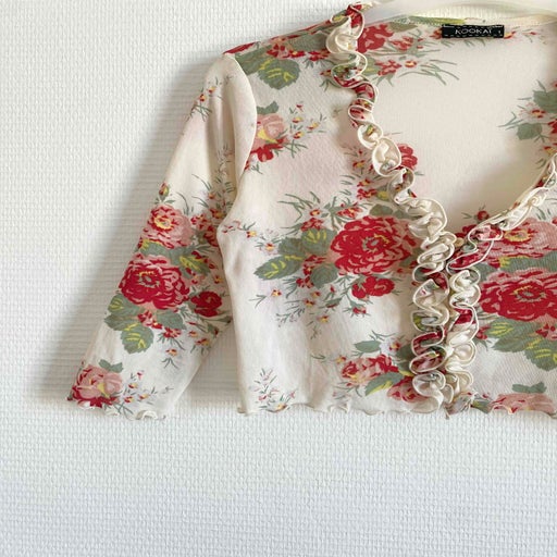 Gilet à fleurs 