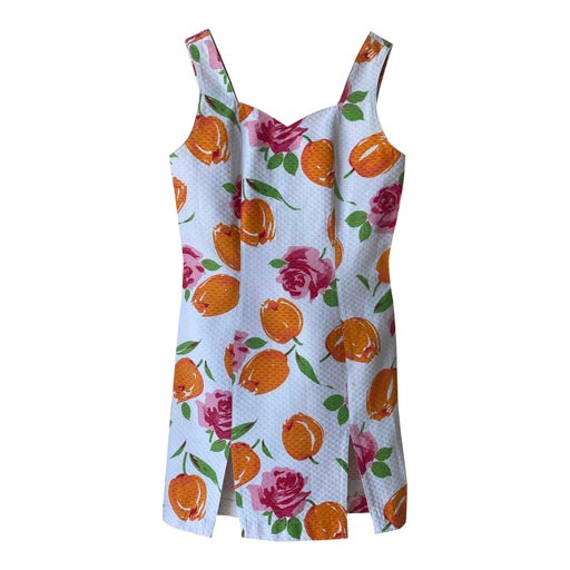 Robe courte à fleurs