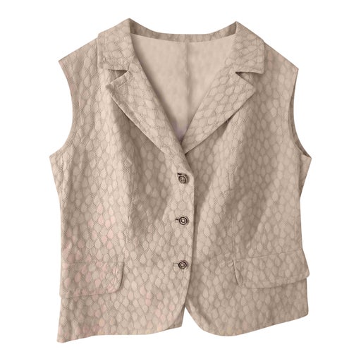 Gilet sans manches à motifs