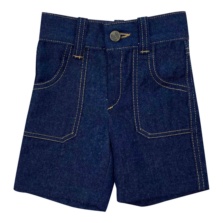 Denim Bermuda shorts