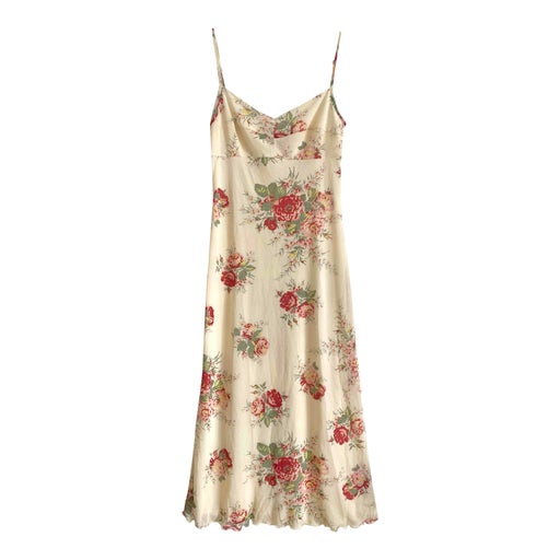 Robe longue à fleurs