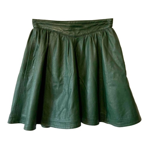 Jupe en cuir