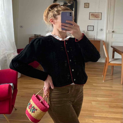 Embroidered cardigan